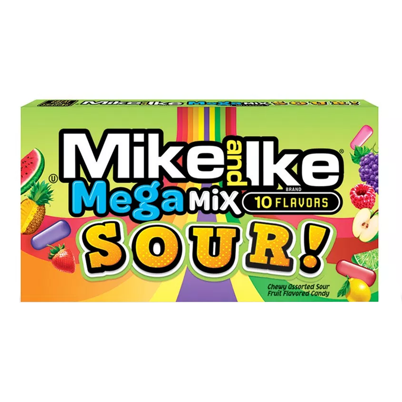 Mike and Ike Mega Sour Theatre Box 5oz (141g)